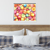 Impression sur toile tendue (fruits) (Insitu(Chambre))