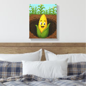 Impression sur toile tendue Happy Corn Underground (Insitu(Chambre))