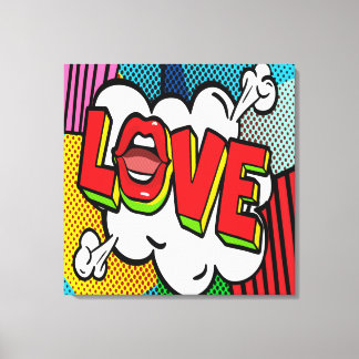 Impression sur toile tendue LOVE