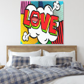 Impression sur toile tendue LOVE (Insitu(Chambre))