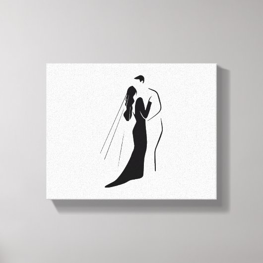 Impression sur toile tendue - Mariage (Recto)