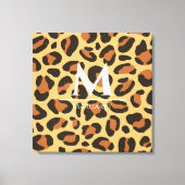 Impression sur toile tendue Monogram Leopard Cheet (Recto)