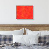 Impression sur toile tendue motif abstrait orange (Insitu(Chambre))