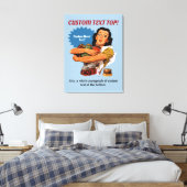 Impression sur toile tendue Of Course I Can (Insitu(Chambre))