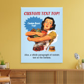 Impression sur toile tendue Of Course I Can (Insitu(Salon))