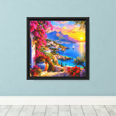Impression sur toile tendue, paysage. (Insitu (Plancher de Bois))