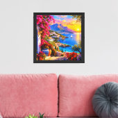 Impression sur toile tendue, paysage. (Insitu(Salon))