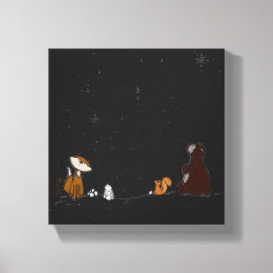 Impression sur toile tendue Regarde les étoiles