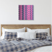 Impression sur toile tendue rose indigo (Insitu(Chambre))