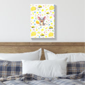 Impression sur toile tendue Souris Fromage Chat Ét (Insitu(Chambre))