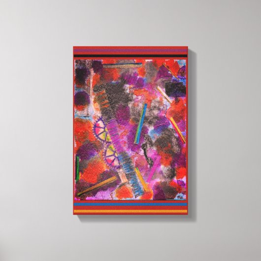 Impression sur toile tendue Tout équipé (Recto)