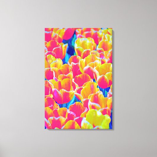 Impression sur toile tendue tulipes (Recto)