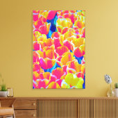 Impression sur toile tendue tulipes (Insitu(Salon))