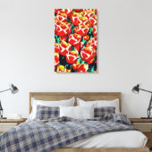 Impression sur toile tendue tulipes (Insitu(Chambre))
