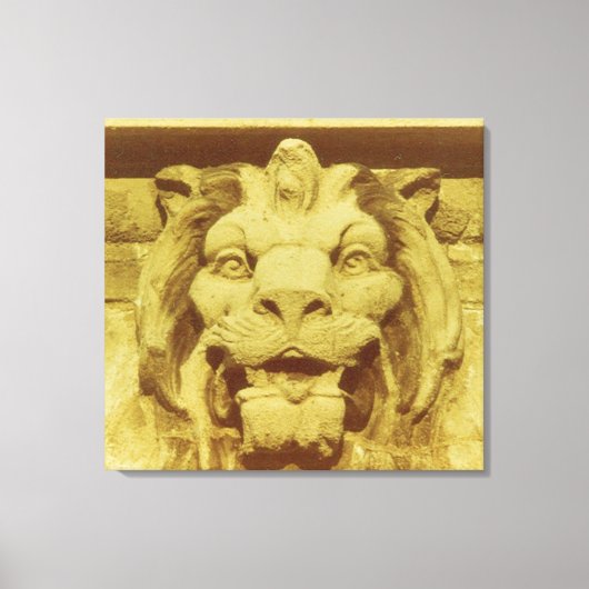 Impression sur toile - Tête de Lion (Recto)