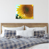 Impression sur toile - Tournesol et abeille (Insitu(Chambre))