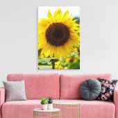 Impression sur toile - Tournesol isolé (Insitu(Salon))