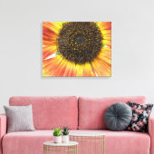 Impression sur toile tournesol orange (Insitu(Salon))