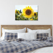 Impression sur toile - Tournesol vibrant (Insitu(Chambre))