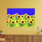 Impression sur toile Tournesols (Insitu(Salon))