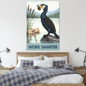 Impression sur toile 'Travaillez plus intelligemme (Insitu(Chambre))