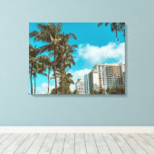 Impression sur toile tropicale étirée (Insitu (Plancher de Bois))