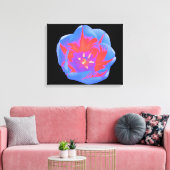 Impression sur toile Tulipe Fluorescente (Insitu(Salon))