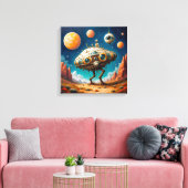 Impression sur toile (vaisseau spatial à deux patt (Insitu(Salon))