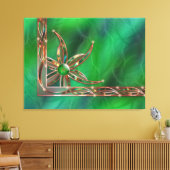 Impression sur toile Vert comme l'herbe (Insitu(Salon))