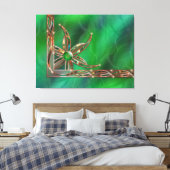 Impression sur toile Vert comme l'herbe (Insitu(Chambre))