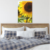 Impression sur toile - Vibrance estivale de tourne (Insitu(Chambre))