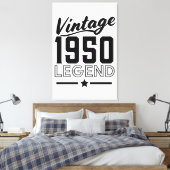 Impression sur toile vintage 1950 (Insitu(Chambre))