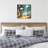 Impression sur toile (Voyageur Temporel et Robots) (Insitu(Chambre))
