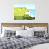 Impression sur toile vue sur Beachy Head (Insitu(Chambre))