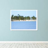 Impression sur toile vue tropicale (Insitu (Plancher de Bois))