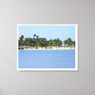 Impression sur toile vue tropicale