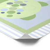 IMPRESSION TORTUE DE RÉCIF 8x10 POUR CHAMBRE DE BÉ (Coin)