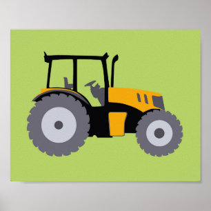 Impression tracteur de pépinière