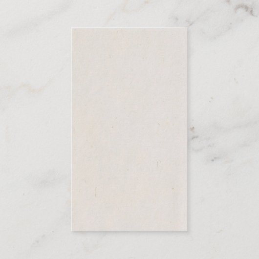 Impression typographique votre carte de visite (Dos)