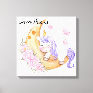 Impression Unicorne Canvas