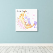 Impression Unicorne Canvas (Insitu (Plancher de Bois))