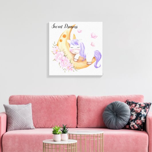 Impression Unicorne Canvas (Insitu(Salon))
