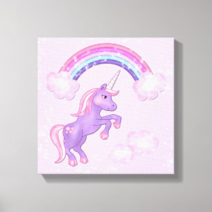 Impression Unicorne Canvas