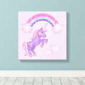 Impression Unicorne Canvas (Insitu (Plancher de Bois))