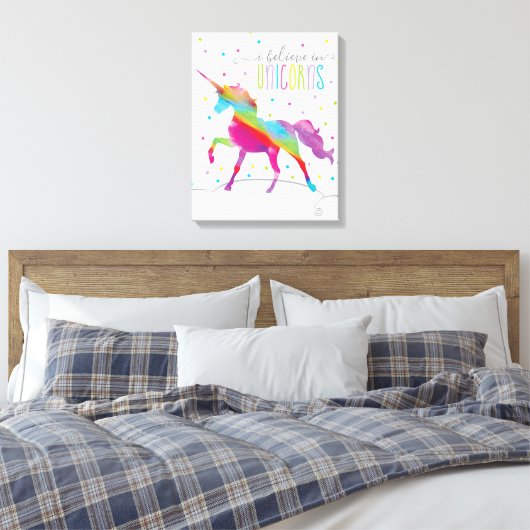 Impression Unicorne Canvas (Insitu(Chambre))