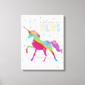 Impression Unicorne Canvas (Recto)
