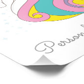 Impression Unicorne personnalisée (Coin)