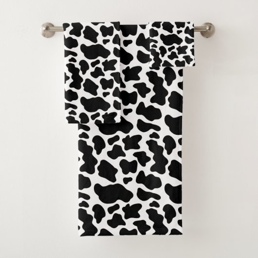 Impression vache noir et blanc (En situation)