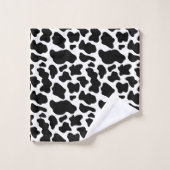 Impression vache noir et blanc (Gant de toilette)
