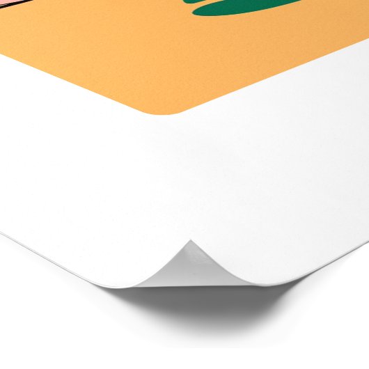 Impression vélo rétro en pastel | Transport (Coin)